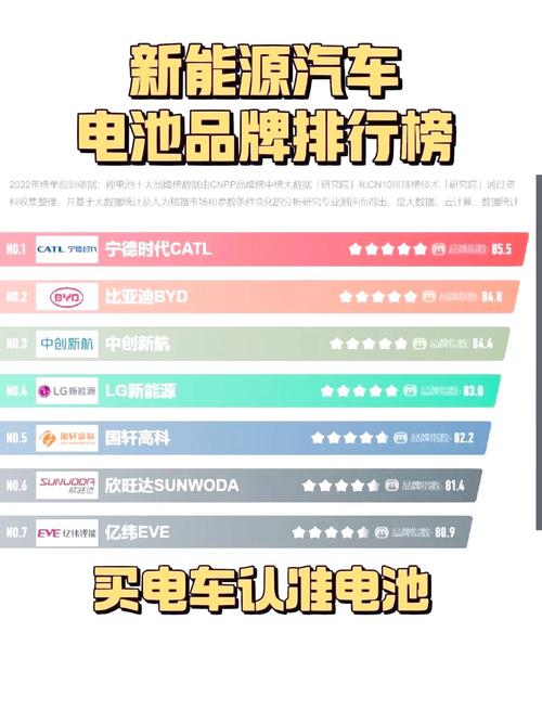 新能源电池排名前十名