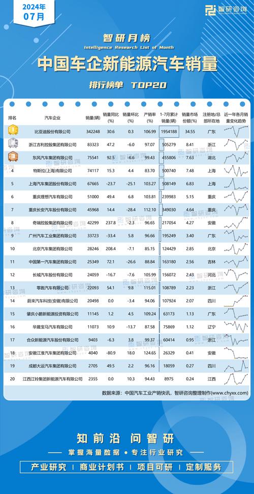 新能源车销量第一名是谁