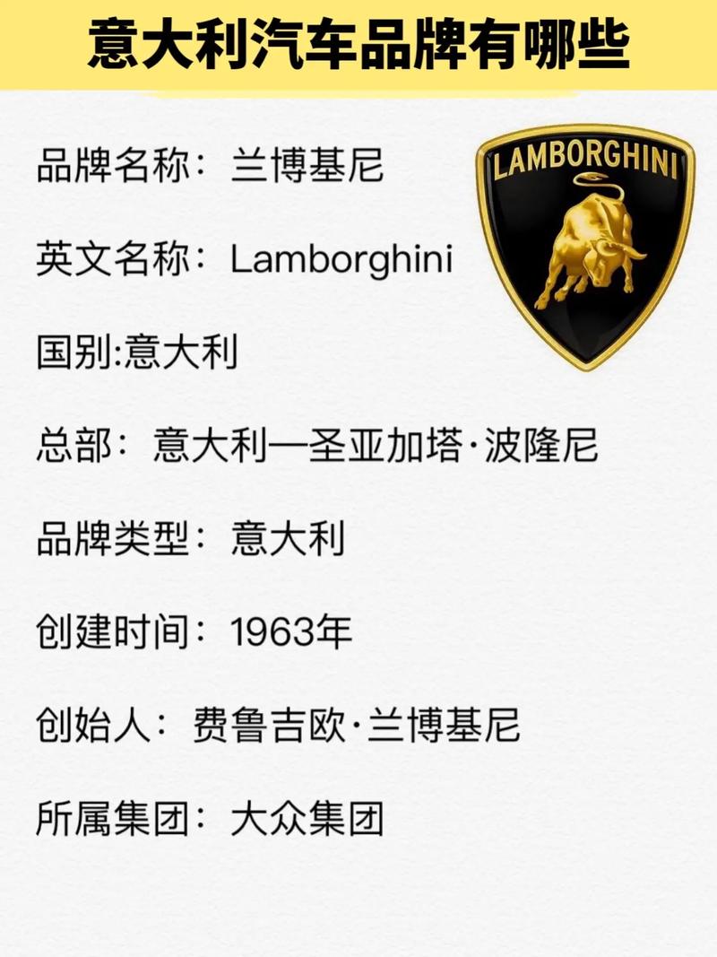 意大利汽车品牌有哪些，意大利汽车品牌有哪些牌子
