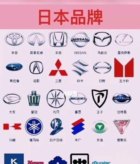 日本汽车品牌有哪些，日系车有哪些品牌