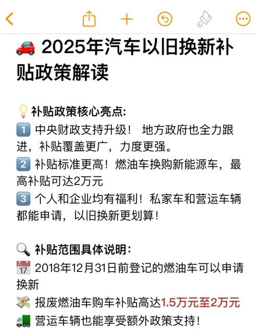 没有旧车买新车国家有补贴吗2025年