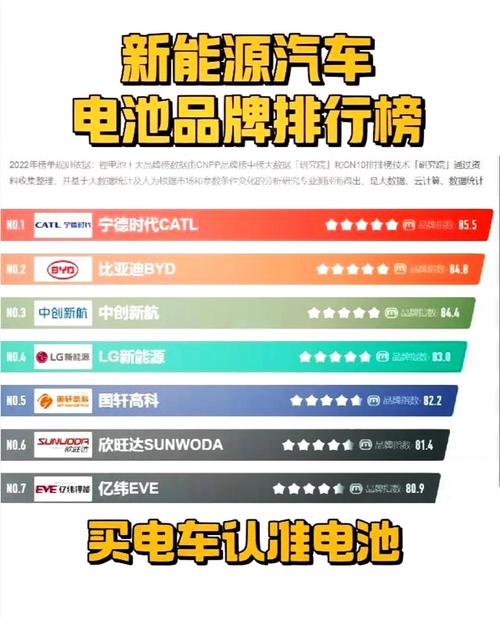 新能源电池排名前十名