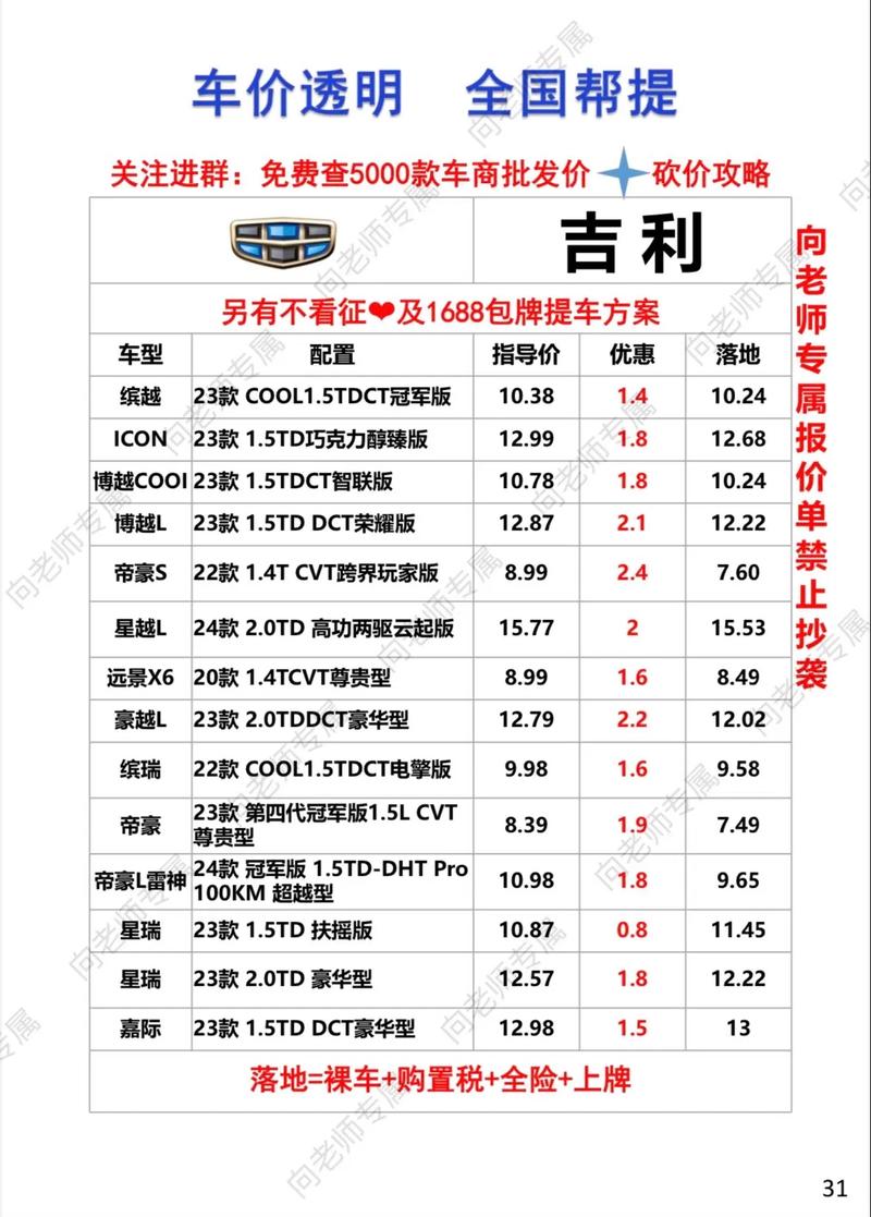 汽车报价大全，汽车报价大全2025新车报价比亚迪