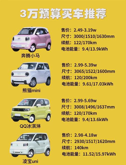 2万一3万电动汽车图片及费用