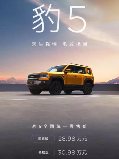 比亚迪豹5油电混合2024款费用