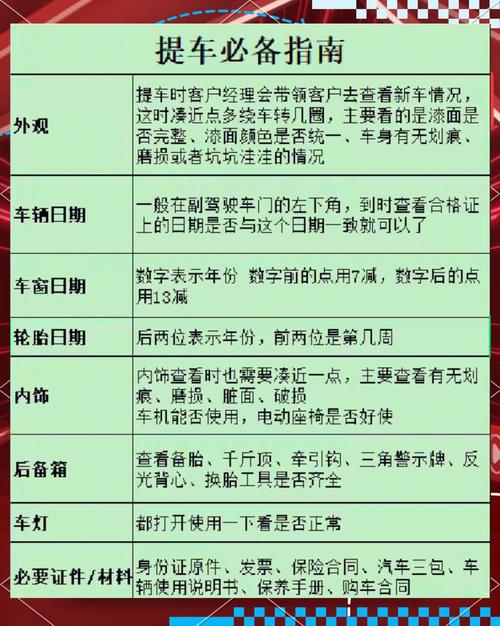 为什么新车不建议当天开回去(到4s店提新车注意事项及流程)