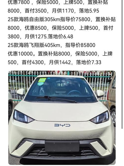 比亚迪多少万一辆