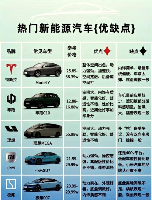 新能源汽车前十名牌