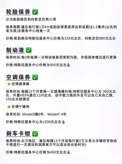 特斯拉s多久保养一次