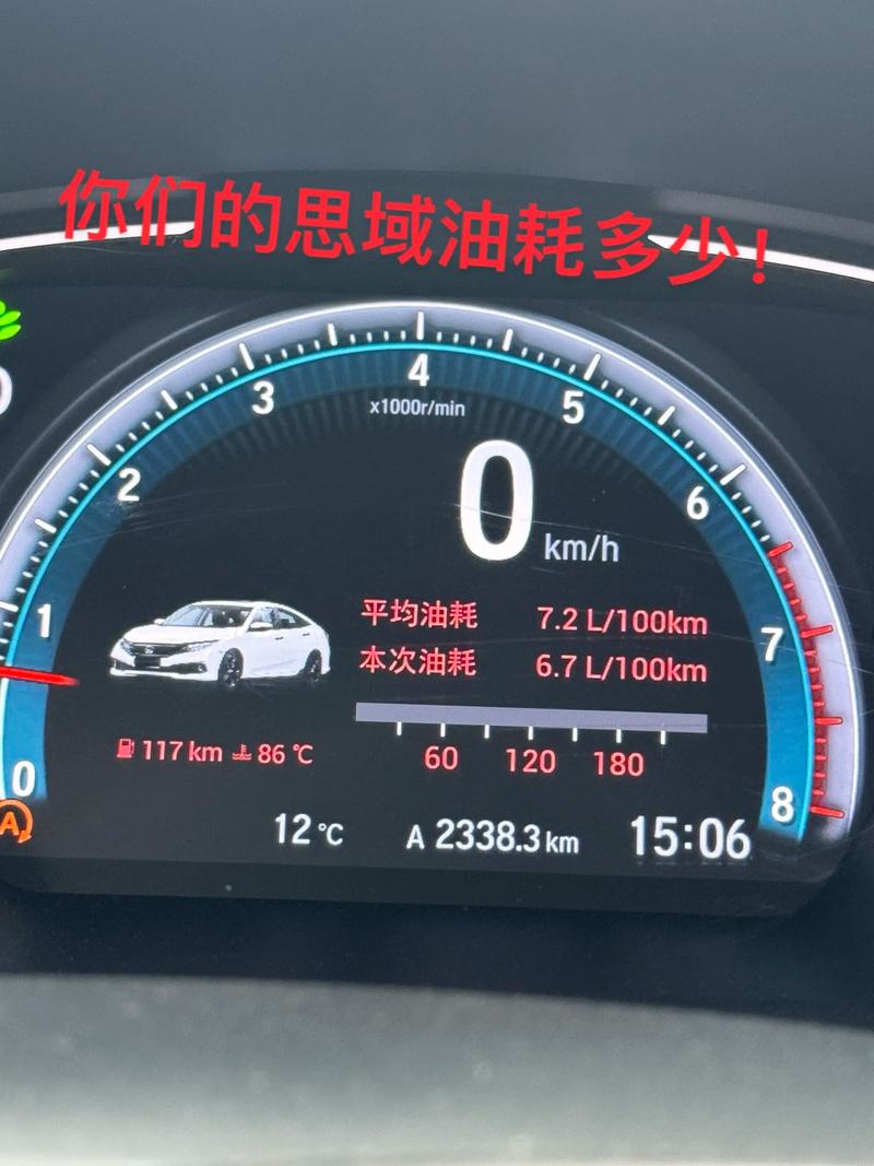 本田思域油耗多少钱一公里